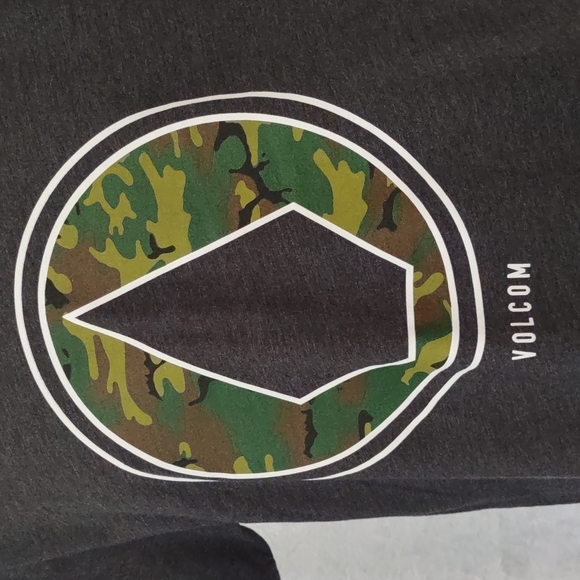 Volcom camouflage Surf pinline gray Heather t-shirt new Camo Men's Small S NEW - Picture 3 of 4